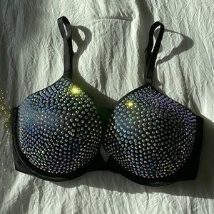 victoria's secret rhinestone bra